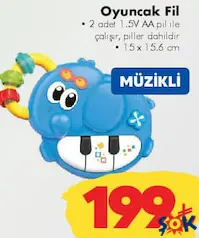 GOKİDY OYUNCAK FİL MÜZİKLİ